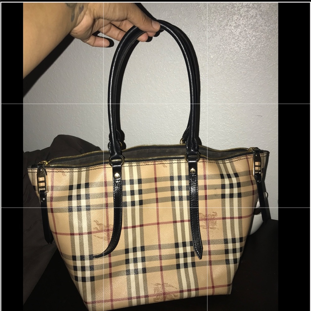Burberry Haymarket Check Small Salisbury Tote